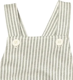 Sommerdragt - Støvet Grøn/Hvid Stribet|Joha Best