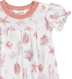 Sommerdragt - Uld - Lyserød m. Print|Joha Best