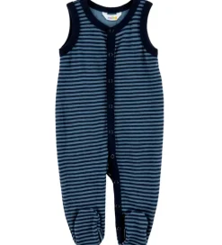 Sparkedragt - Uld - Blå m. Striber|Joha Best