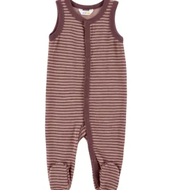 Sparkedragt - Uld - Rose m. Striber|Joha Clearance