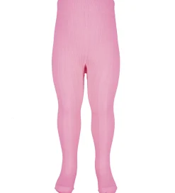 Strømpebukser - Rib - Uld - Rosa|Joha Best
