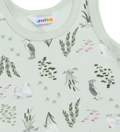 Undertrøje - Viskose/Bambus - Mynte m. Svane|Joha Best