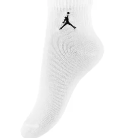 Ankelstrømper - 6-pak - Hvid m. Sort|Jordan Sale