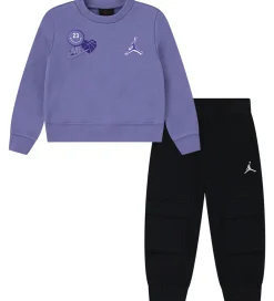 Sweatsæt - Sort/Lilla|Jordan Discount