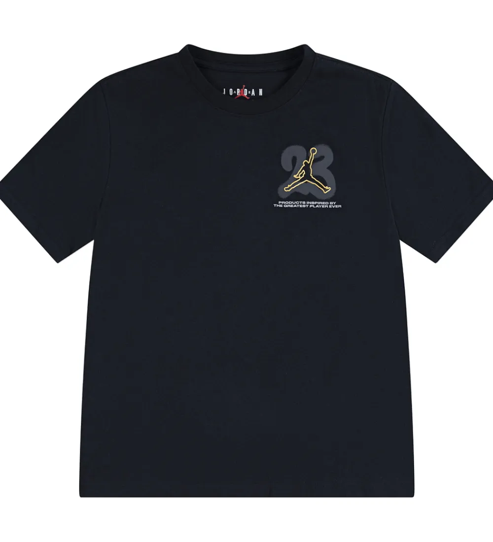 T-shirt - Sort m. Guld|Jordan Online