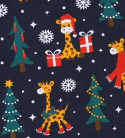 s Nattøj - 2-Delt - Christmas Giraffes|Jule-Sweater Online