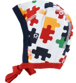 Babyhjelm - 1-Lags - Hvid m. Puslespil|Katvig Hot