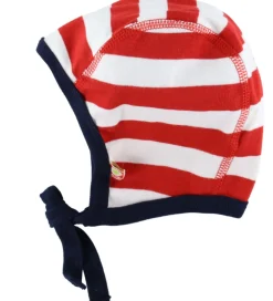 Babyhjelm - Rød/Hvid Stribet|Katvig Clearance