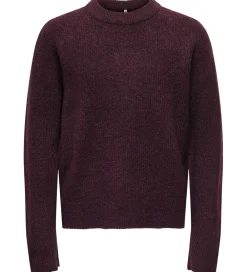 Bluse - Strik - KogCamilla - Winetasting/Melange|Kids Only Discount