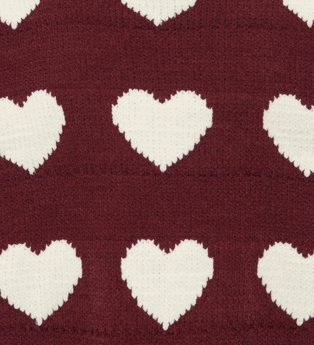 Bluse - Strik - KogSus - Cabernet/Heart/Egret|Kids Only