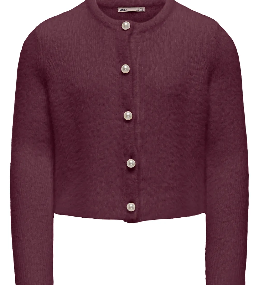 Cardigan - Strik - Noos - KogPiumo - Mauve Wine|Kids Only Outlet