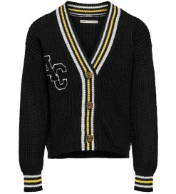 Cardigan - Strik - KogFia - Black/w. Cloud d|Kids Only Best