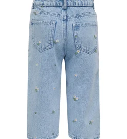 Shorts - KogCobain - Light Blue Denim/Flower Embroide|Kids Only Outlet