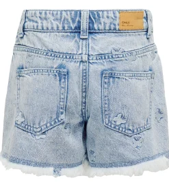 Shorts - KogRobyn - Lyseblå Denim/Sommerfugl|Kids Only Sale
