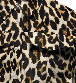 Skjorte - Cropped - KogClara - Black/With Clara Leo|Kids Only Sale