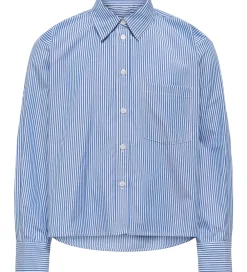 Skjorte - KogEma - Bright White/Mazarine Blue|Kids Only Discount