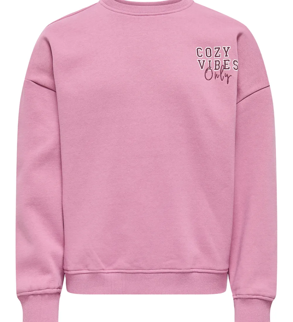 Sweatshirt - KogBila - Mauve Orchid/Cozy|Kids Only Online