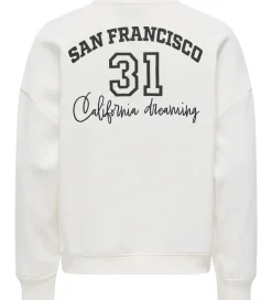 Sweatshirt - KogBila - Egret/Sport|Kids Only Online