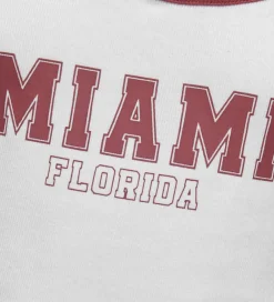 Top - Rib - KonVikka - Bright White/Ruby Wine + Print|Kids Only Online