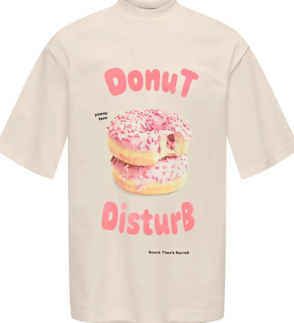 T-shirt - KogBabette - Birch/Donut|Kids Only New