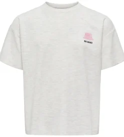T-Shirt - Noos - KogBillie - Light Grey Melange/Collag|Kids Only Best