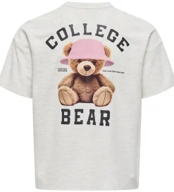 T-Shirt - Noos - KogBillie - Light Grey Melange/Collag|Kids Only Best