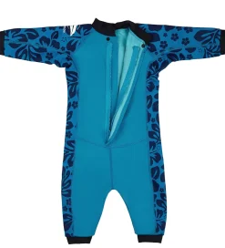 Badeheldragt - Splashy - UV50+ - Navy/Cyan|Konfidence Discount