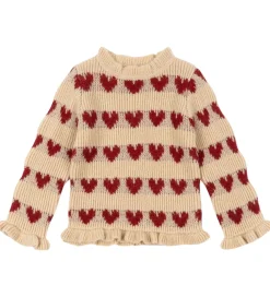 Bluse - Uld - Strik - Laula - Heart|Konges Sløjd