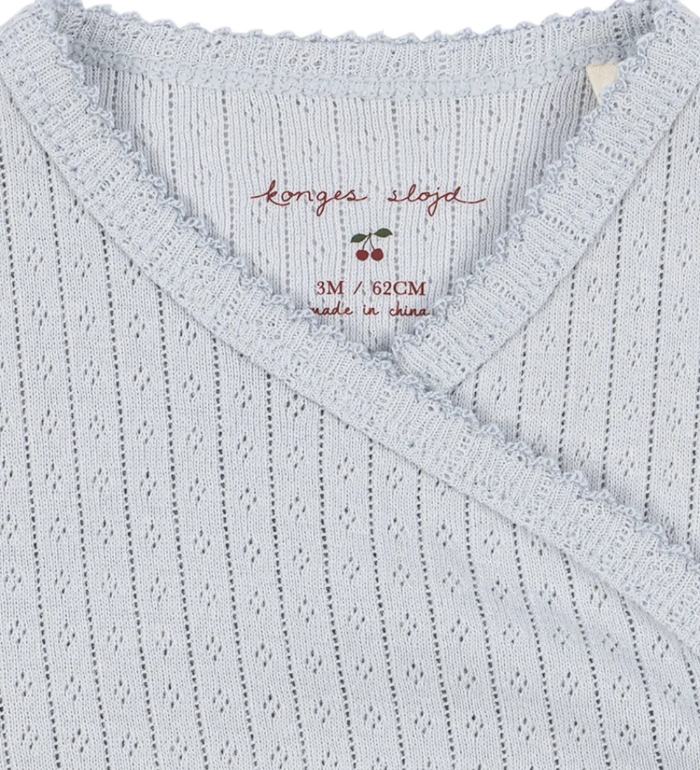 Body l/æ - Rib - Minnie - Gray Dawn m. Hulmønster|Konges Sløjd Sale