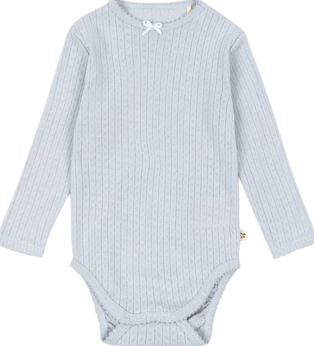 Body l/æ - Rib - Minnie - Gray Dawn m. Hulmønster|Konges Sløjd Online