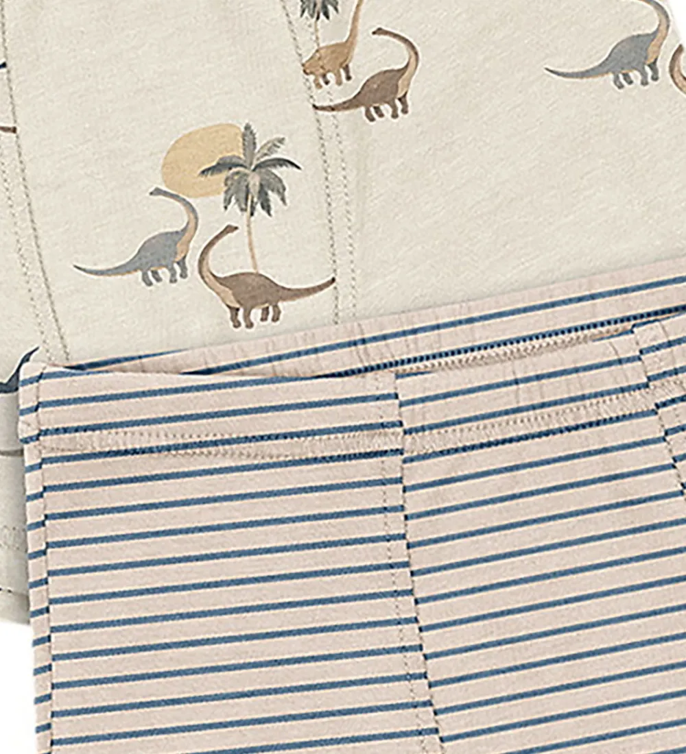 Boxershorts - 2-pak - Gots - Kubi/Stripe Bluie|Konges Sløjd Best