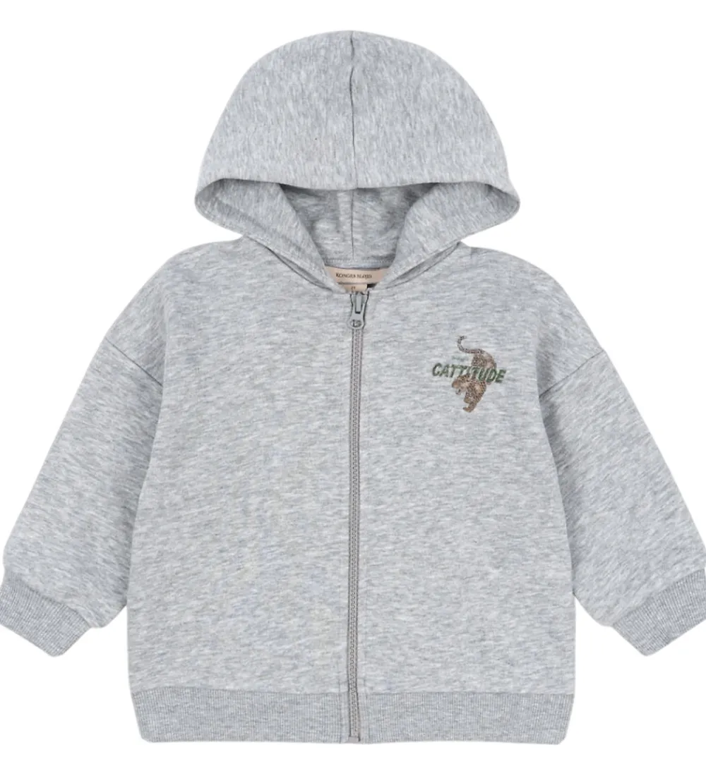 Cardigan - Lou - Gråmeleret|Konges Sløjd Sale