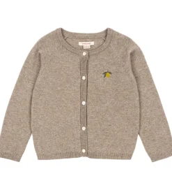 Cardigan - Uld - Strik - Mattou - Lysebrun|Konges Sløjd Clearance