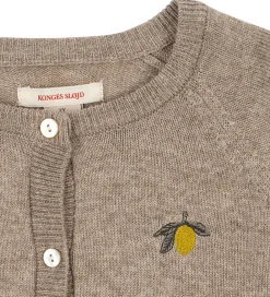 Cardigan - Uld - Strik - Mattou - Lysebrun|Konges Sløjd Clearance