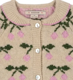 Cardigan - Uld - Strik - Belou - Cherry|Konges Sløjd Outlet