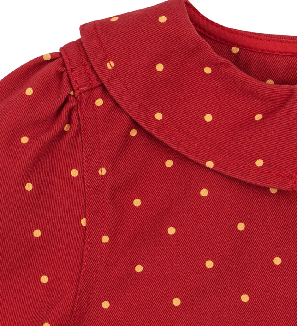 Denimjakke - Nola - Strawberry Dot|Konges Sløjd Clearance