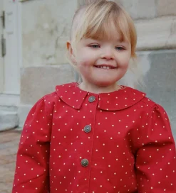 Denimjakke - Nola - Strawberry Dot|Konges Sløjd Clearance