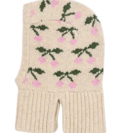 Elefanthue - Uld - Strik - 1-lags - Belou - Cherry|Konges Sløjd Discount