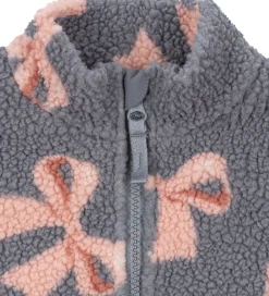 Fleecejakke - Jody Teddy - Bella Blue Bow|Konges Sløjd Sale