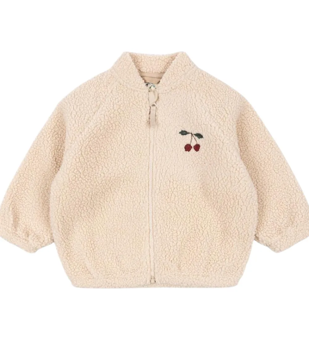 Fleecejakke - Jazz Teddy - Sand Dollar|Konges Sløjd Discount