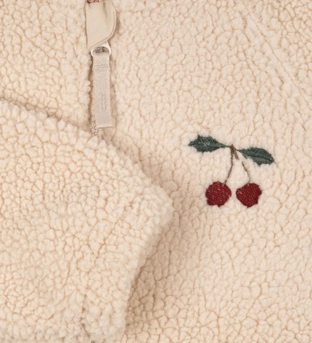 Fleecejakke - Jazz Teddy - Sand Dollar|Konges Sløjd Discount