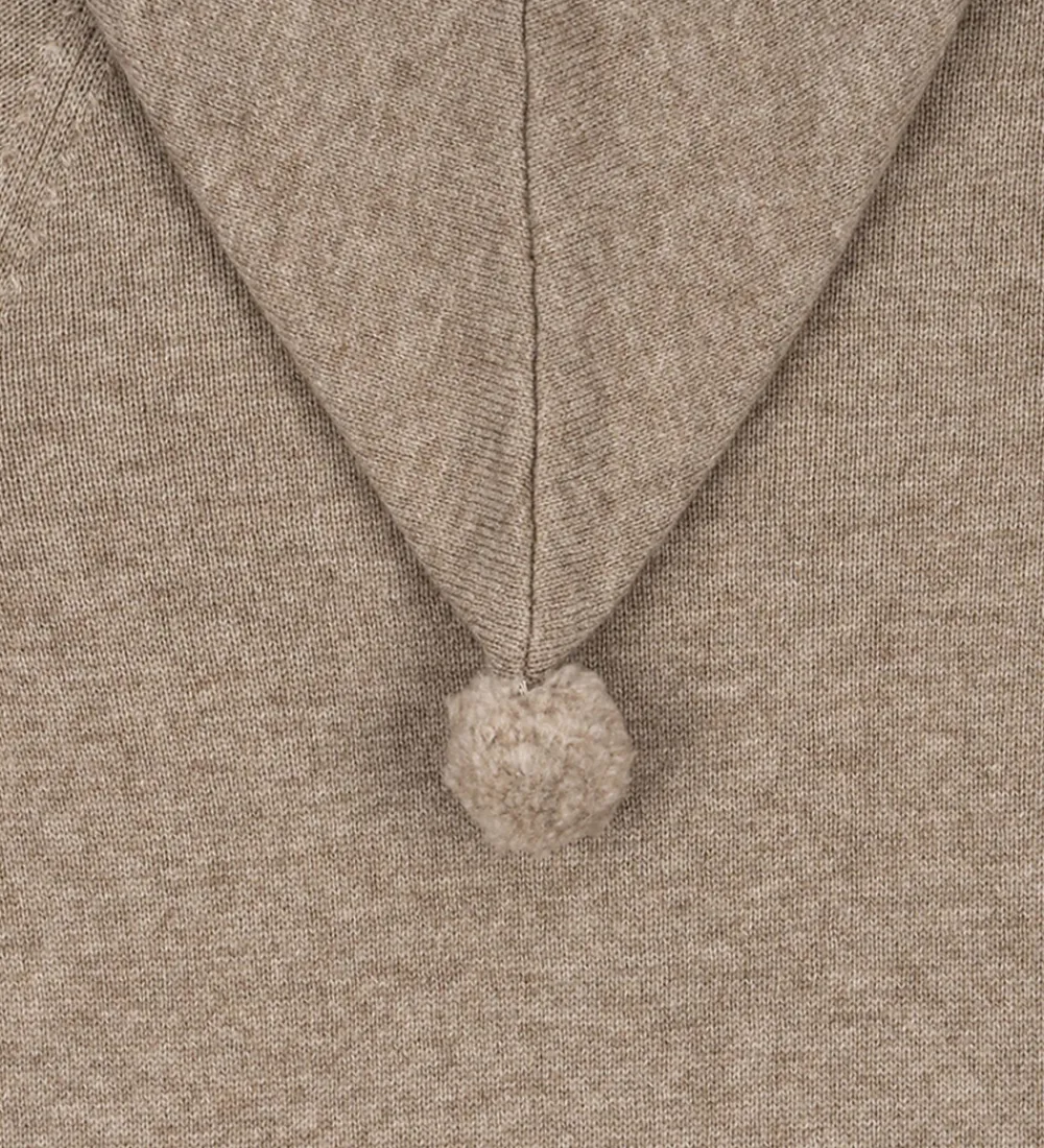 Heldragt - Uld - Strik - Mattou - Lysebrun|Konges Sløjd Clearance