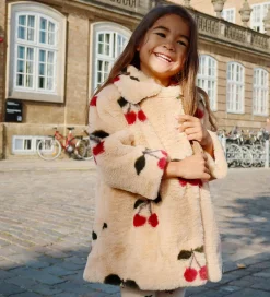 Jakke - Fuzzie Coat - Ma Grande Cerise|Konges Sløjd Outlet