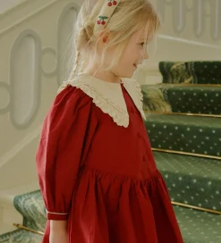 Kjole - Coeur Collar - Red Dahlia|Konges Sløjd Sale