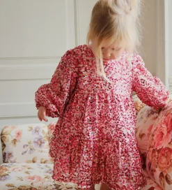 Kjole - Lila Sequin Bow - Sparkling Sangria|Konges Sløjd