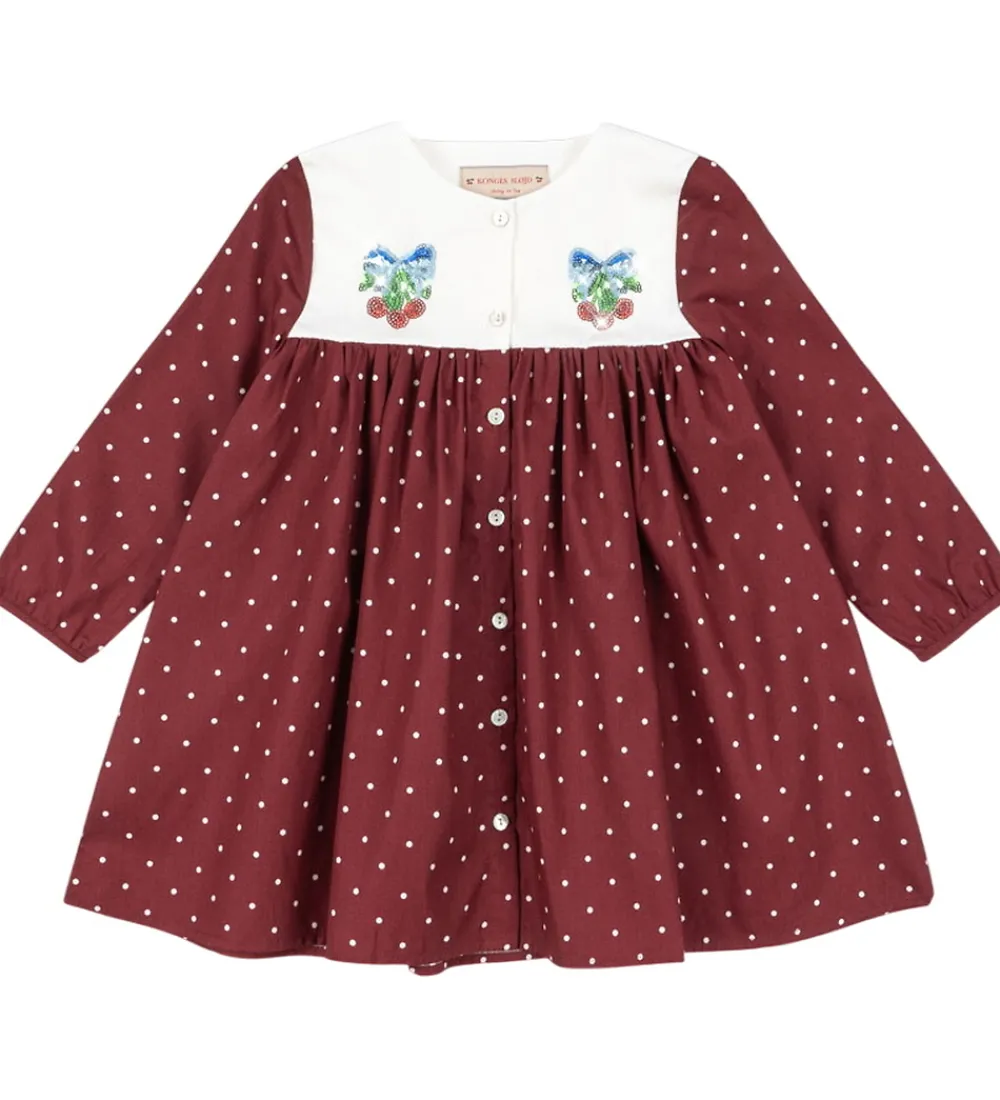 Kjole - Muna - Cabernet Dot|Konges Sløjd Hot