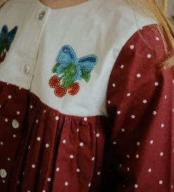 Kjole - Muna - Cabernet Dot|Konges Sløjd Hot