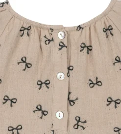 Kjole - Musselin - Coco - Bow Magnet|Konges Sløjd Online