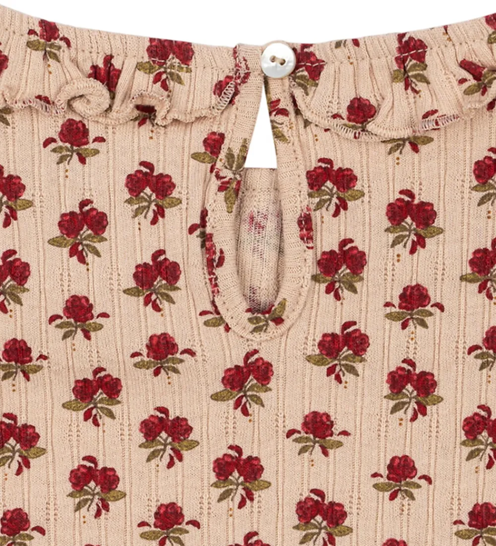 Kjole - Rib - Nia - Ruby Rose m. Hulmønster|Konges Sløjd Online