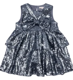 Kjole - Rosie - Bel Air Blue m. Pailletter|Konges Sløjd Online